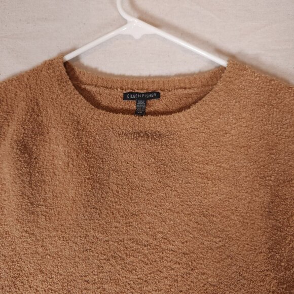 Eileen Fisher Organic Cotton Blend Boxy Top Pullover Sweater Womens Large - Picture 8 of 11